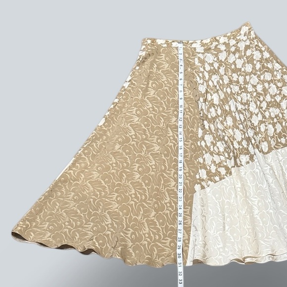Uni Collections by Anne Crimmins Silk Patchwork Midi Skirt - Picture 5 of 7